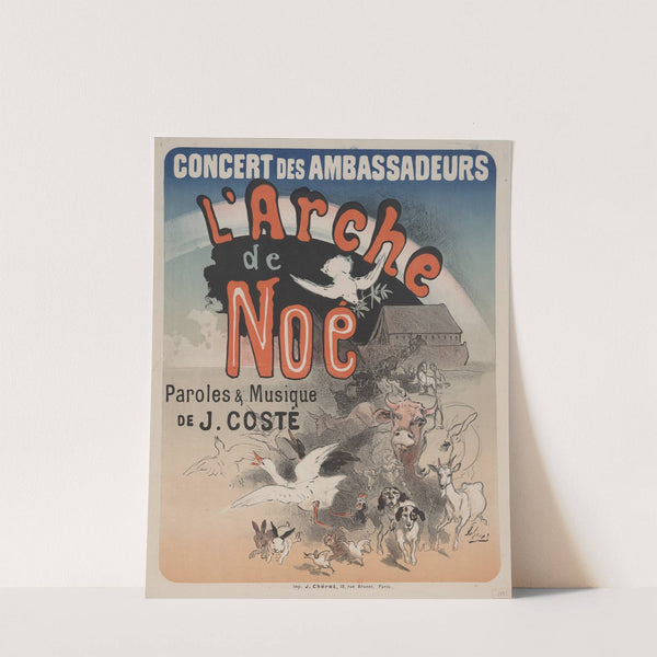 Concert des Ambassadeurs L’Arche de Noé paroles et musique de J. Costé (1881) by Jules Chéret