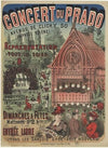 Concert du Prado, Avenue de Clichy, 50 (Impasse Hélène). Représentation tous les soirs (1885)