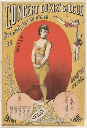 Concert du XIXème siècle. Rue du Chateau d’Eau, 61. Willy (1877)