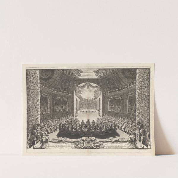 Concert in the Garden of Versailles (1675) by François Chauveau