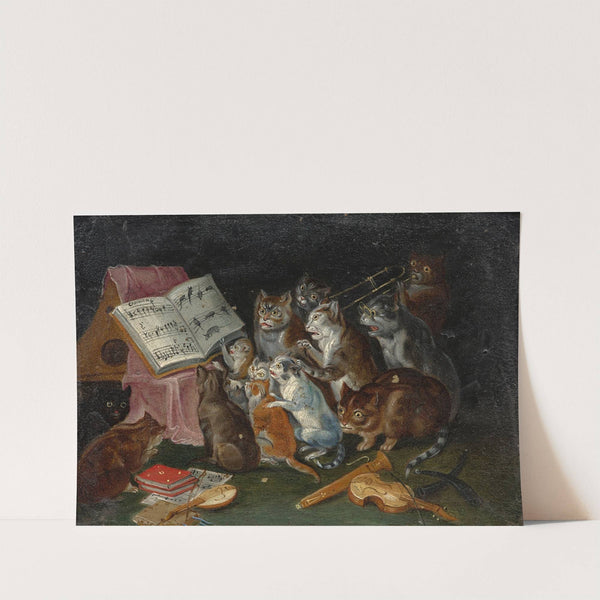 Concert of the cats by Ferdinand van Kessel