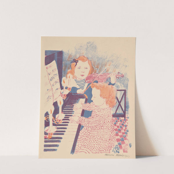 Concerts du petit frère et de la petite soeur. (1903) by Maurice Denis