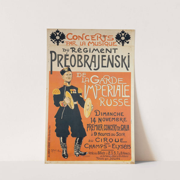 Concerts Par La Musique Du Regiment Preobrajenski by Caran d'Ache