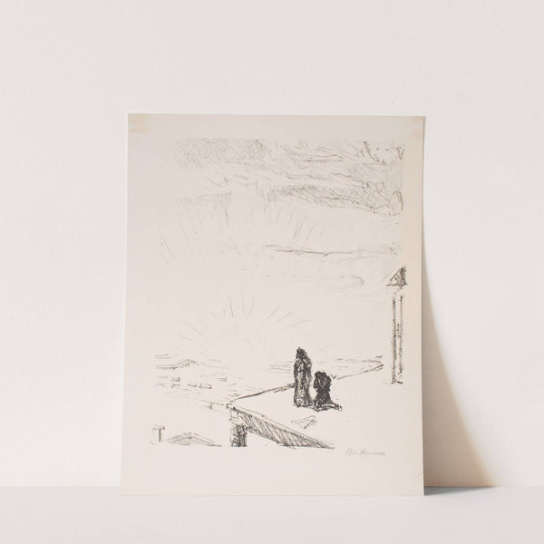 Conclusion, Plate 9 from the series ‘The Return of Eurydice, Three Cantos’ (1909) by Max Beckmann