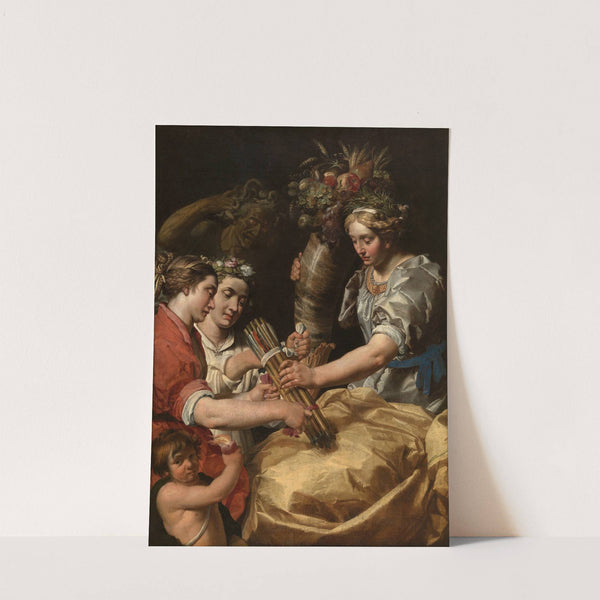 Concord, Charity and Sincerity Conquering Discord (1622) by Abraham Janssens