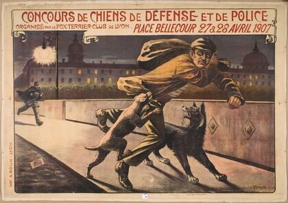 Concours de chiens de défense et de police