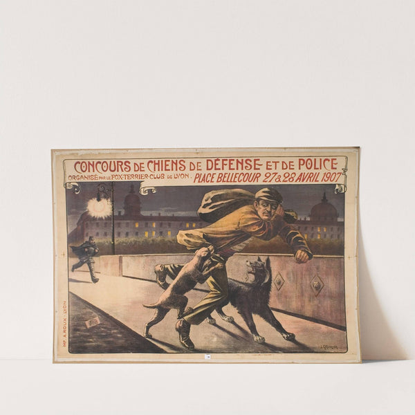 Concours de chiens de défense et de police by J. Groulier