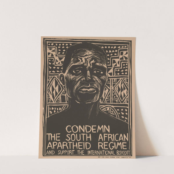 Condemn the South African apartheid regime and support the international boycott by Rachael Romero