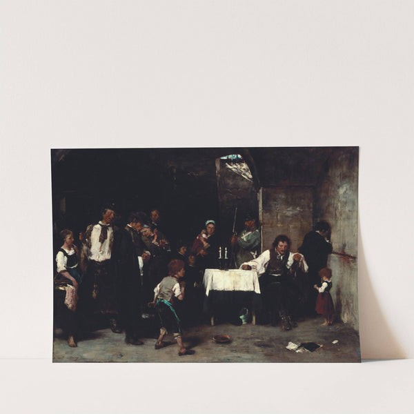 Condemned Cell I (1870) by Mihály Munkácsy