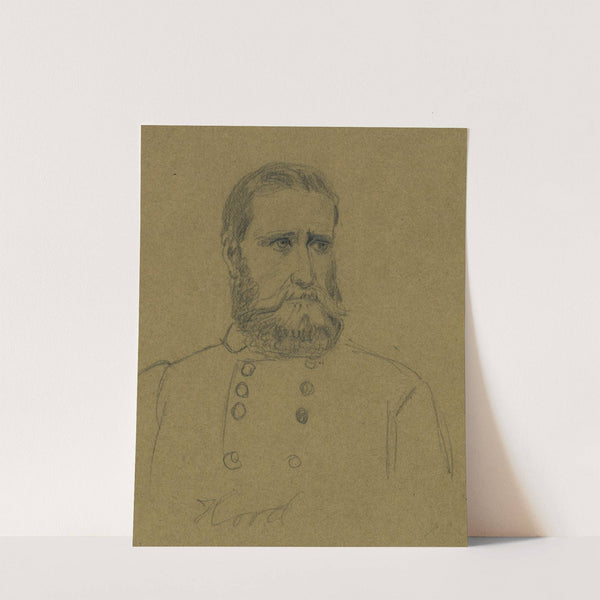Confederate General John Bell Hood (1862-1865) by Alfred Rudolph Waud
