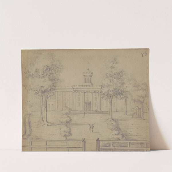 Confederate hospital, Corinth, Mississippi, 1862 by Adolph Metzner