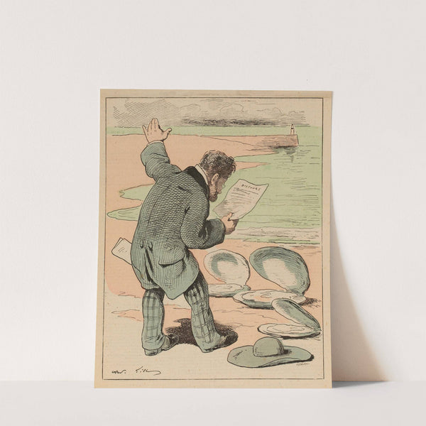 Conférence intime (1875) by André Gill