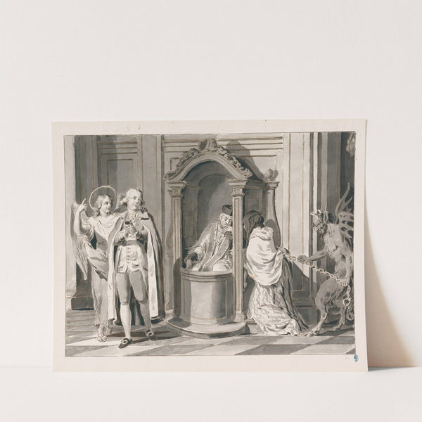 Confession or Penance from The Seven Sacraments by Pietro Antonio Novelli