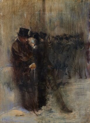 Confidences dans les coulisses à l’Opéra (circa 1880)