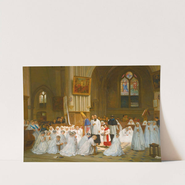 Confirmation À Villiers-Le-Bel ( 1867) by Théophile Duverger