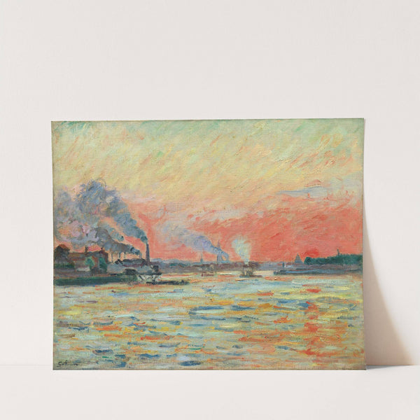 Confluent de la Seine et de la Marne à Ivry (1889) by Armand Guillaumin