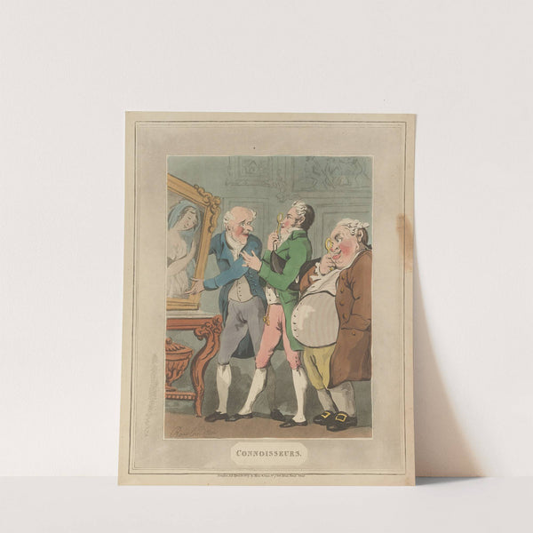 Connoisseurs (1809) by Thomas Rowlandson