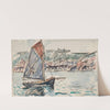 Conquet, Voilier by Paul Signac
