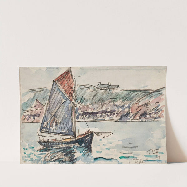 Conquet, Voilier by Paul Signac