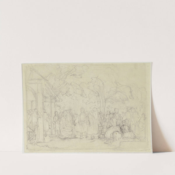 Consecration of a peasant church by Jakob Becker