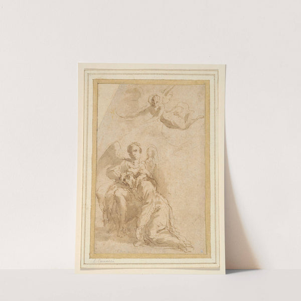 Consolation of Saint Francis by Jacopo Palma il Giovane