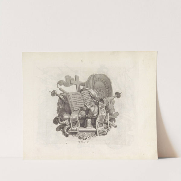 Console met liturgische attributen (1673-1743) by Robert van Audenaerde