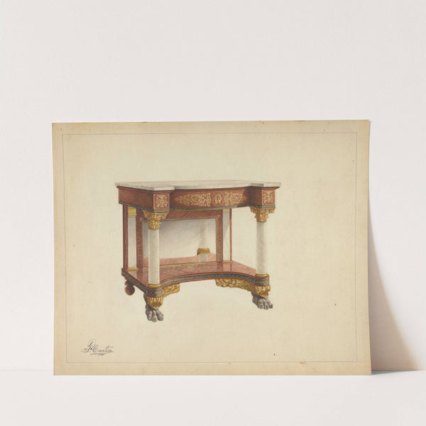 Console Table by Ferdinand Cartier