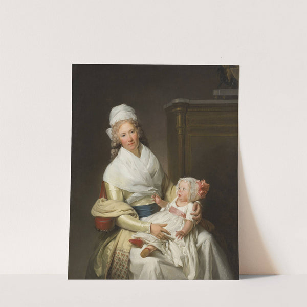 Constantia Foster med syskonbarn by Henri-Pierre Danloux