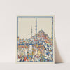 Constantinople (with Hagia Sophia) (1918) by Oskar Laske