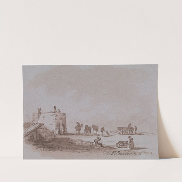 Constructing a Fort by James Pattison Cockburn