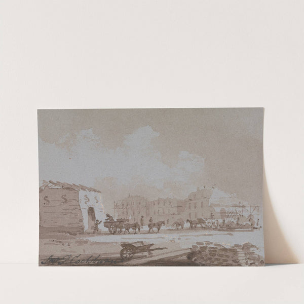 Constructing a Fort. by James Pattison Cockburn