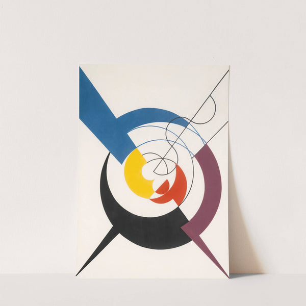 Construction Dynamique, Pénétration De Spirales Et Diagonales by Sophie Taeuber-Arp