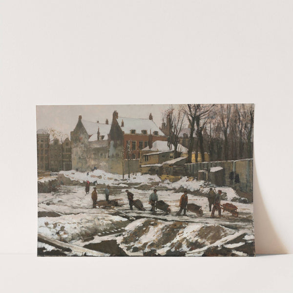 Construction Site in Amsterdam by George Hendrik Breitner