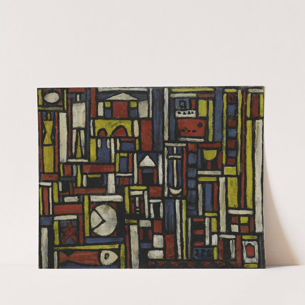 Constructivo a cinco tonos by Joaquín Torres-García