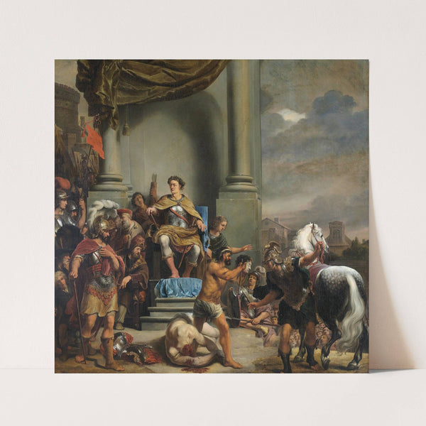 Consul Titus Manlius Torquatus Orders the Beheading of his Son (1661 - 1663) by Ferdinand Bol