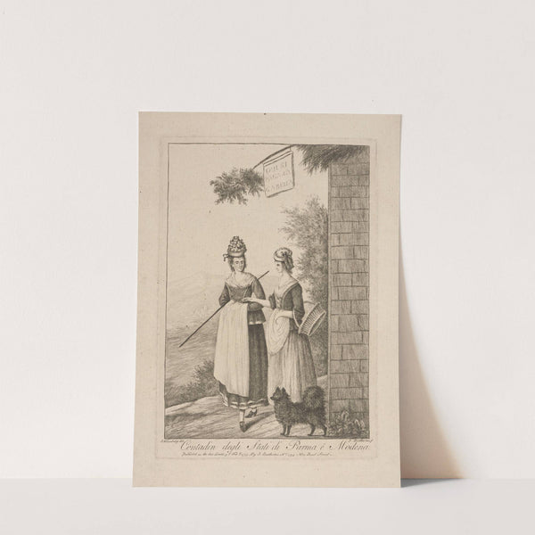 Contadin degli Stati di Parma e Modena. (1773) by Henry William Bunbury