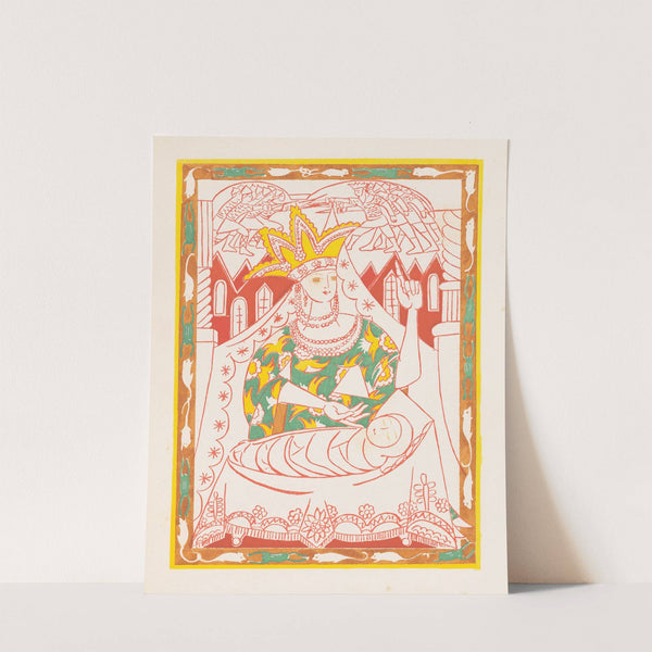 Conte de tsar Saltan et de son fils le glorieux et puissant prince Gvidon Saltanovitch, et de sa belle princesse Cygne pl 5 by Natalia Goncharova