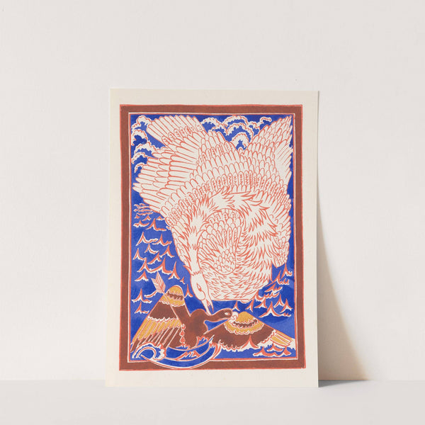 Conte de tsar Saltan et de son fils le glorieux et puissant prince Gvidon Saltanovitch, et de sa belle princesse Cygne pl 7 by Natalia Goncharova