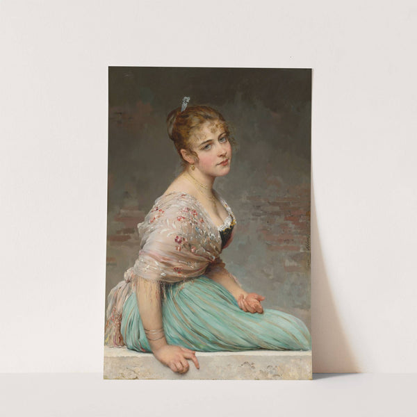 Contemplation (1893) by Eugen von Blaas