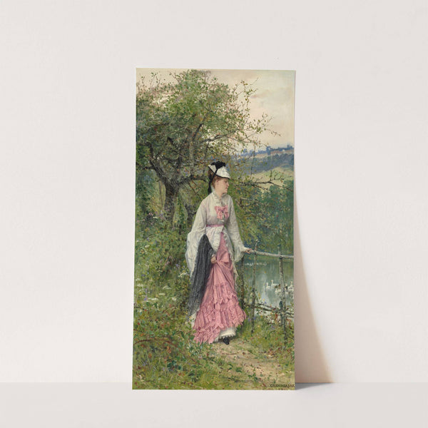 Contemplation (1873) by Adrien Moreau
