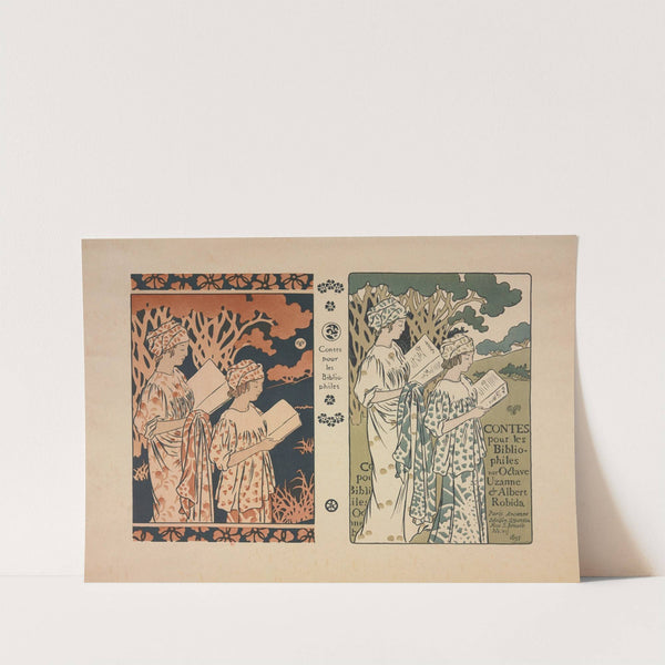 Contes pour les Bibliophiles – couverture de livre (1895) by George Auriol