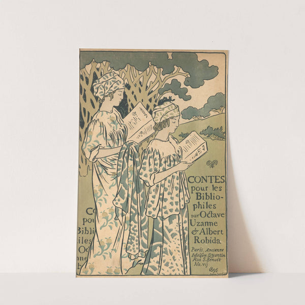 Contes pour les bibliophiles – cover (1895) by Albert Robida