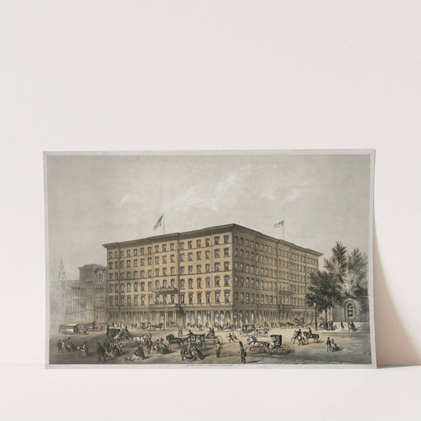 Continental Hotel, corner of Chestnut & Ninth street Philadelphia by John H. Bufford'''s & Sons