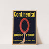Continental rouge ferré. Un pneu bien ferré en vaut deux (1910) by Imp. Chaix
