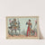 Contrasts, pl. 1st. Ancient and modern lancers. (1828) by William Heath