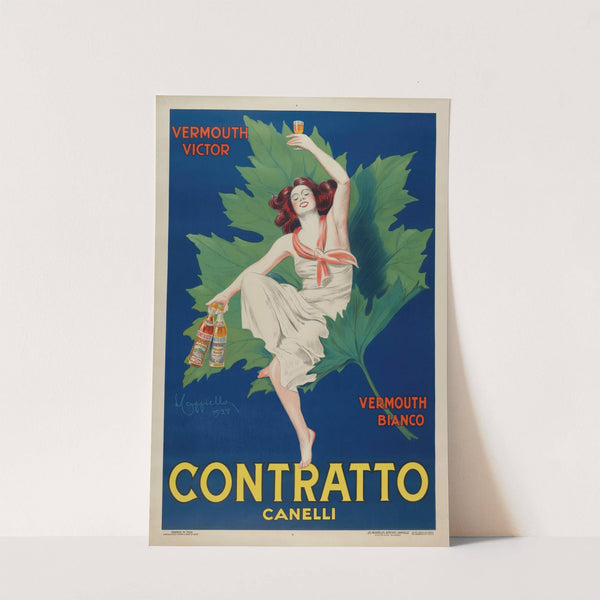 Contratto. Canelli (1925) by Leonetto Cappiello