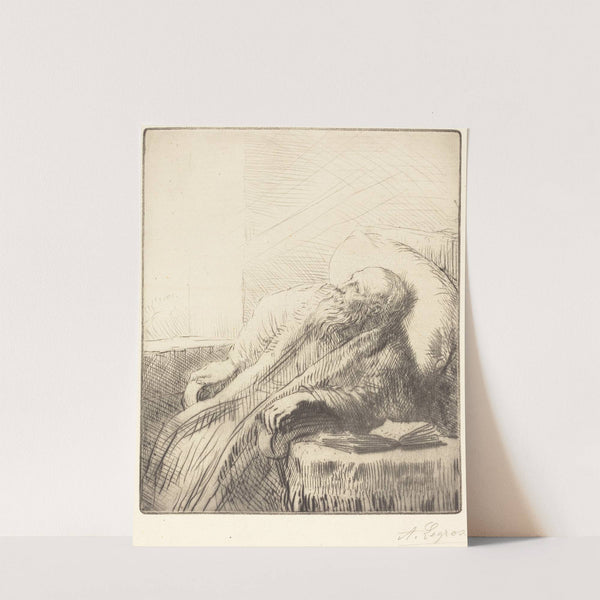 Convalescent (Le convalescent) by Alphonse Legros