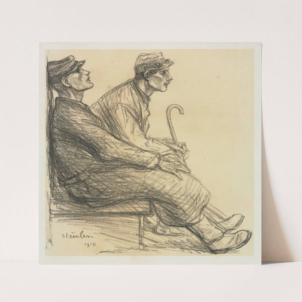 Convalescents (1915) by Théophile Alexandre Steinlen
