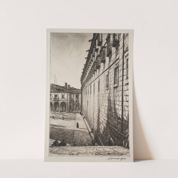 Convent of San Payo, Santiago de Compostela by Muirhead Bone