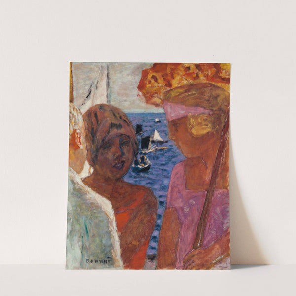 Conversation à Arcachon by Pierre Bonnard